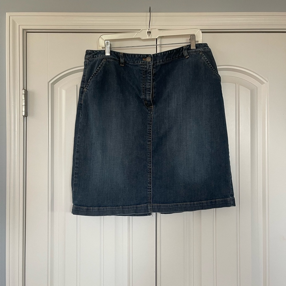 Talbots Denim Skirt